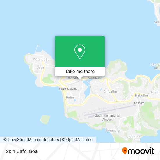 Skin Cafe map