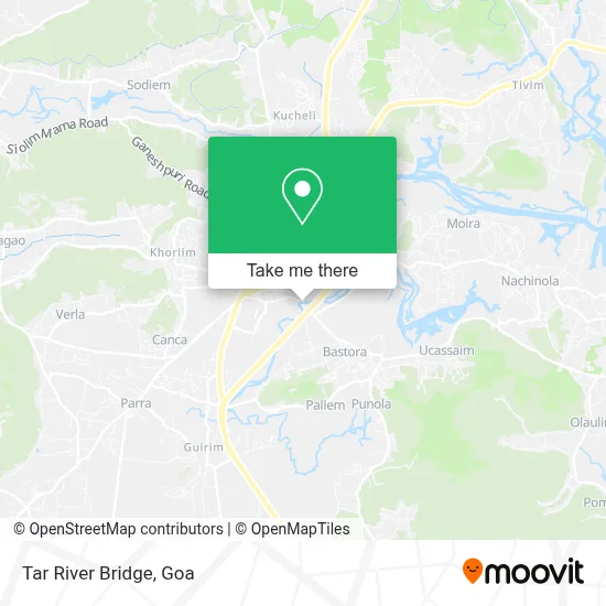 Tar River Bridge map