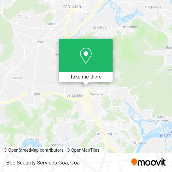 Bbc Security Services Goa map