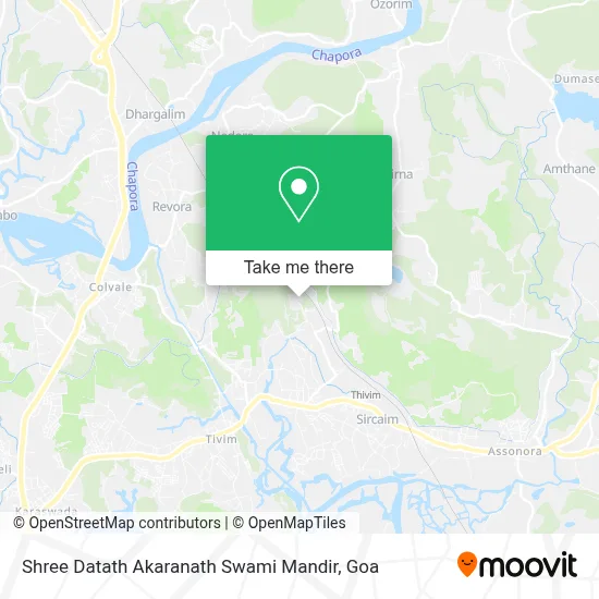 Shree Datath Akaranath Swami Mandir map