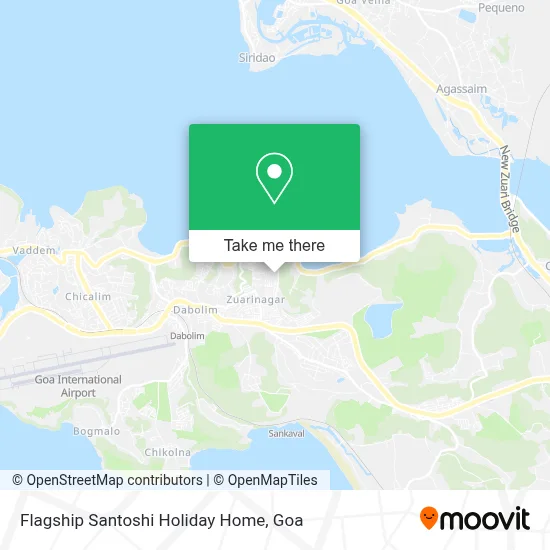Flagship Santoshi Holiday Home map