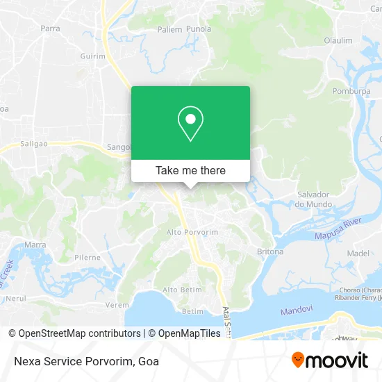 Nexa Service Porvorim map