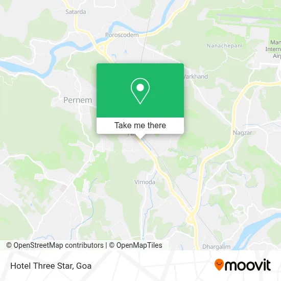 Hotel Three Star map