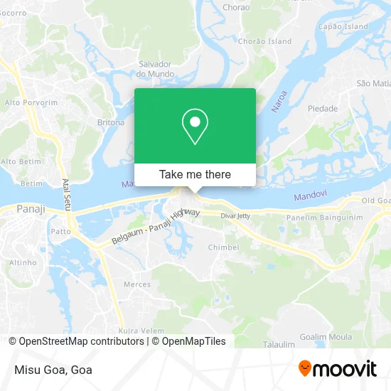 Misu Goa map