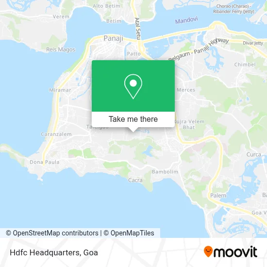 Hdfc Headquarters map