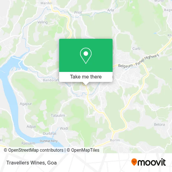 Travellers Wines map