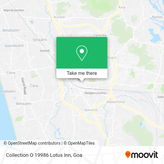 Collection O 19986 Lotus Inn map