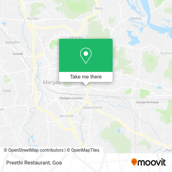Preethi Restaurant map