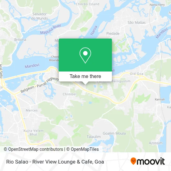 Rio Salao - River View Lounge & Cafe map