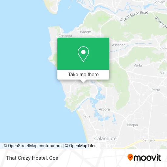That Crazy Hostel map