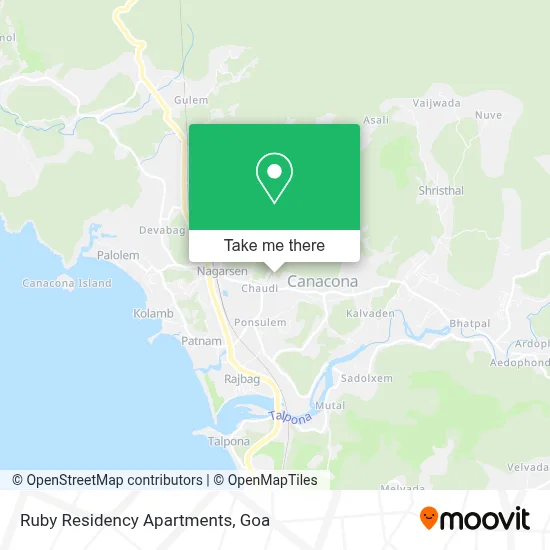 Ruby Residency Apartments map