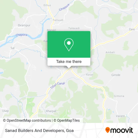 Sanad Builders And Developers map