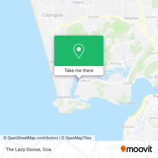 The Lazy Goose map
