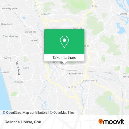 Reliance House map