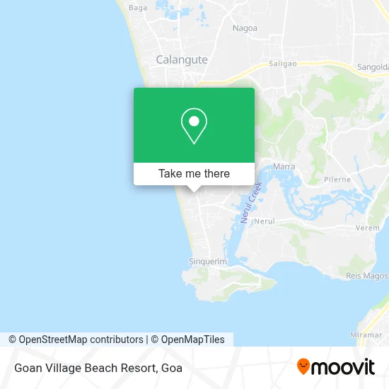 Goan Village Beach Resort map