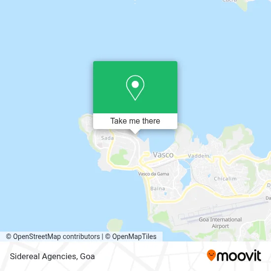 Sidereal Agencies map
