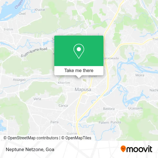 Neptune Netzone map