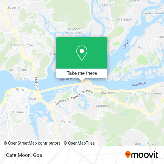 Cafe Moon map
