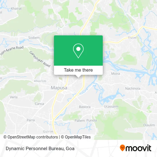 Dynamic Personnel Bureau map