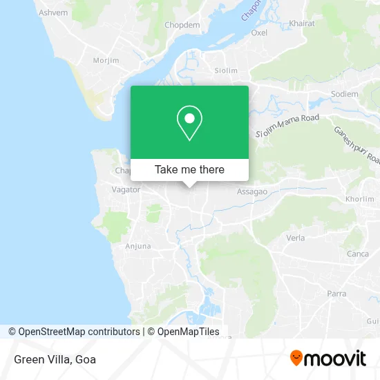 Villa Verde map