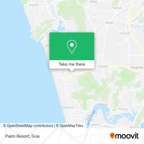 Palm Resort map
