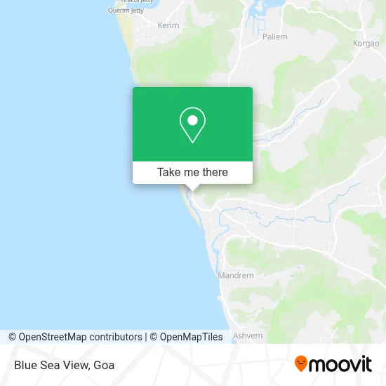 Blue Sea View map