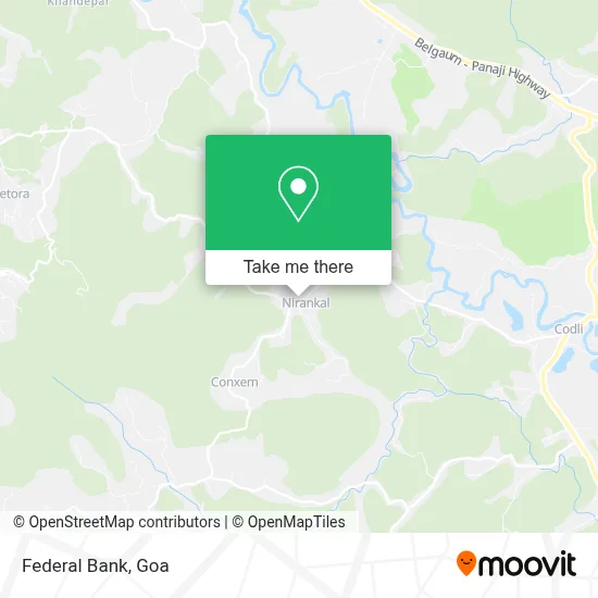 Federal Bank map