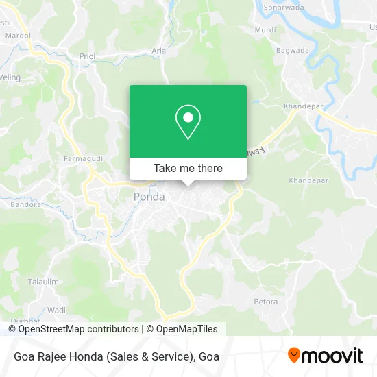 Goa Rajee Honda (Sales & Service) map