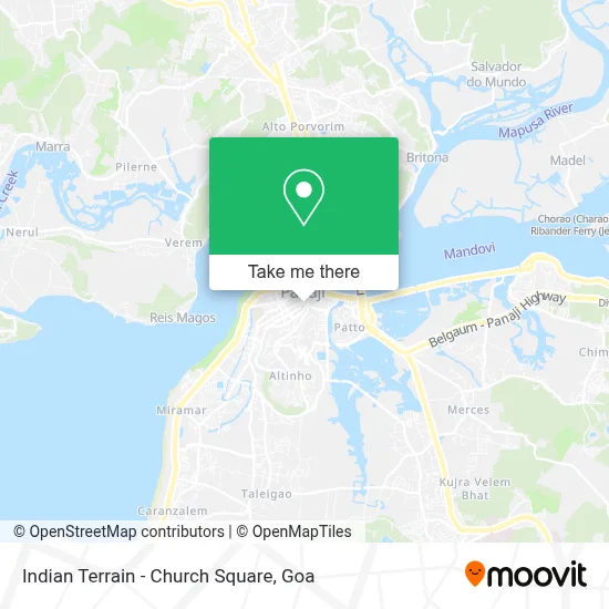 Indian Terrain - Church Square map