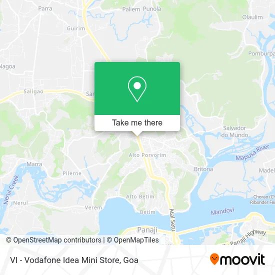 VI - Vodafone Idea Mini Store map