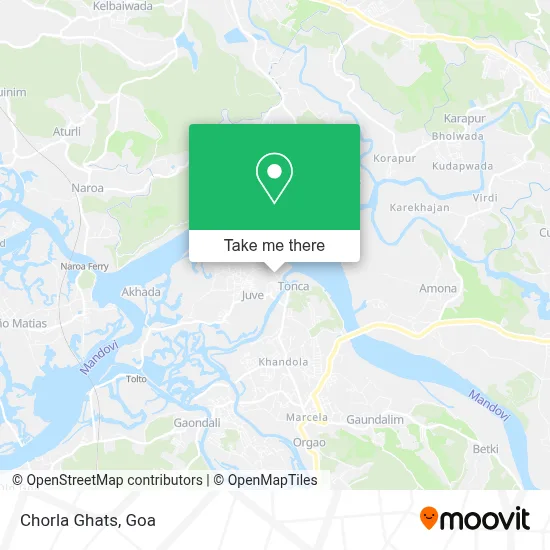 Chorla Ghats map