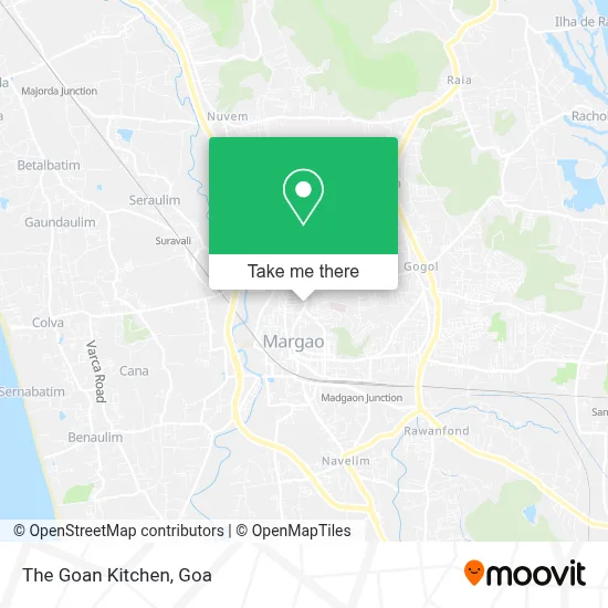The Goan Kitchen map