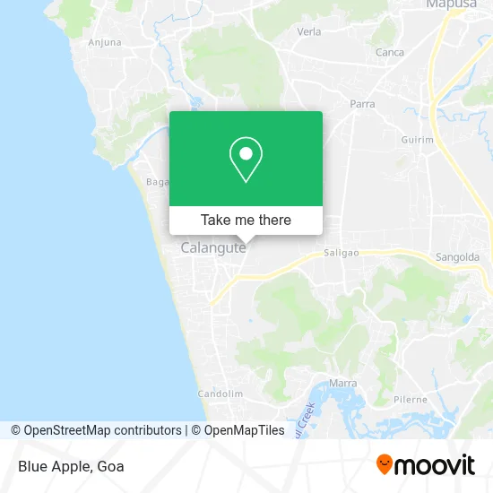 Blue Apple map