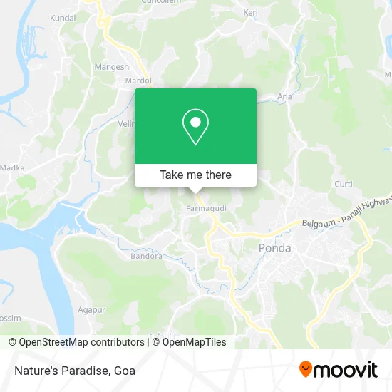 Nature's Paradise map