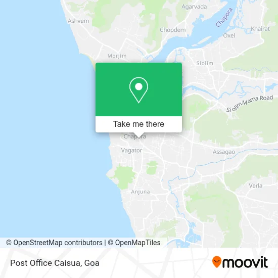 Post Office Caisua map