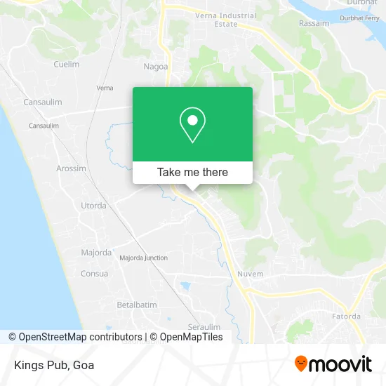 Kings Pub map