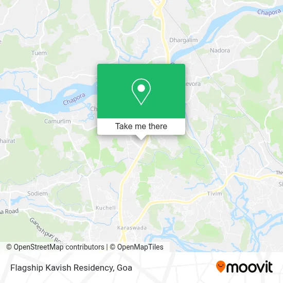 Flagship Kavish Residency map