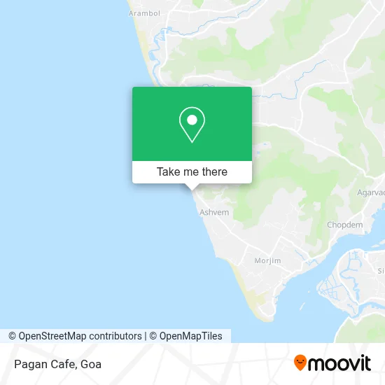 Pagan Cafe map