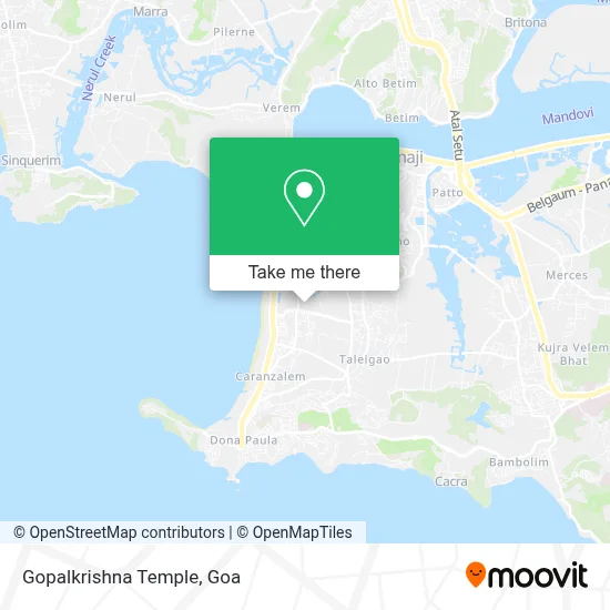 Gopalkrishna Temple map