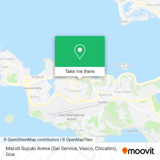 Maruti Suzuki Arena (Sai Service, Vasco, Chicalim) map