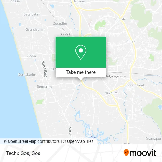 Techx Goa map