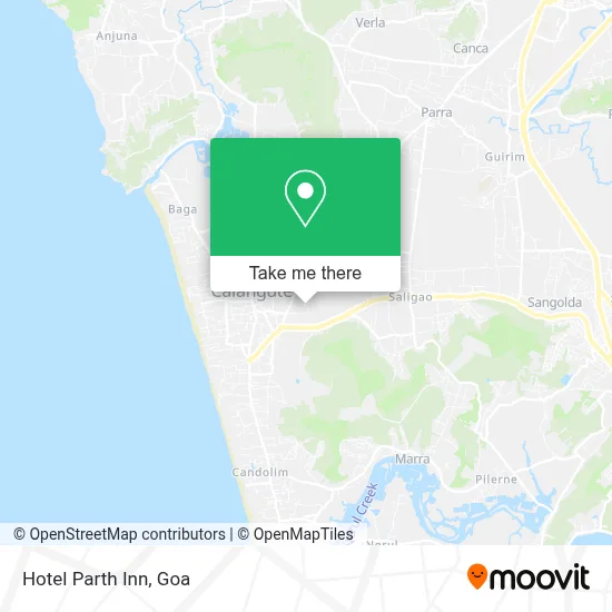 Hotel Parth Inn map
