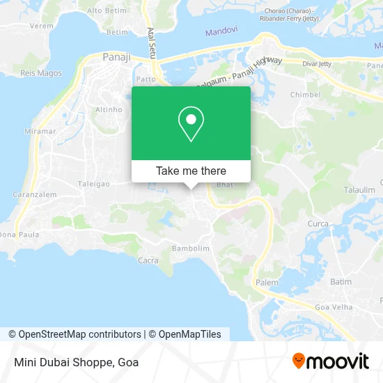 Mini Dubai Shoppe map