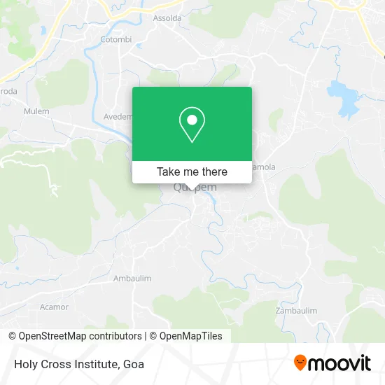 Holy Cross Institute map
