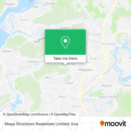 Mega Structures Realestate Limited map