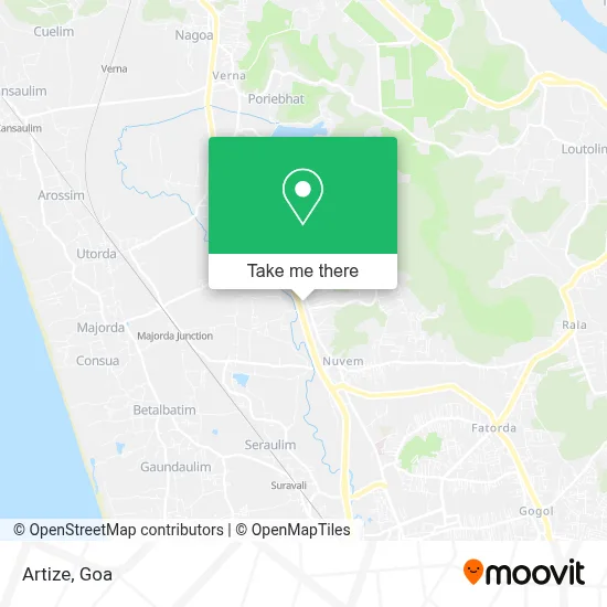 Artize map