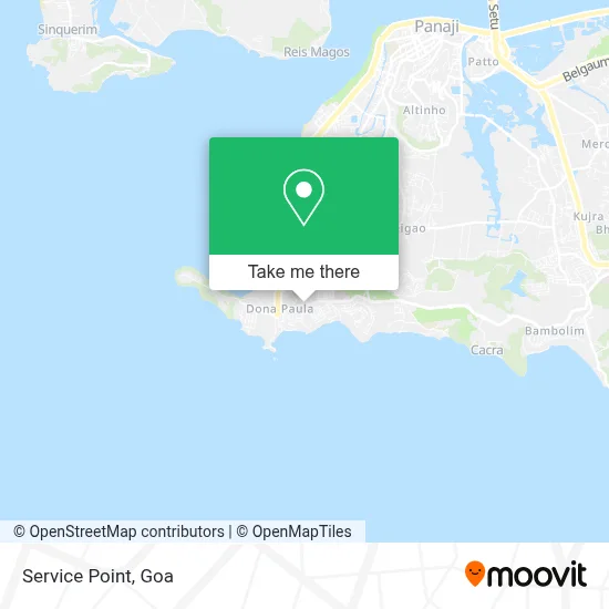Service Point map