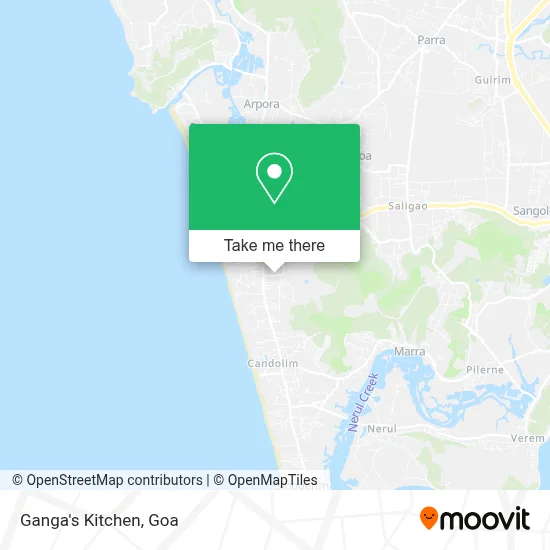 Ganga's Kitchen map