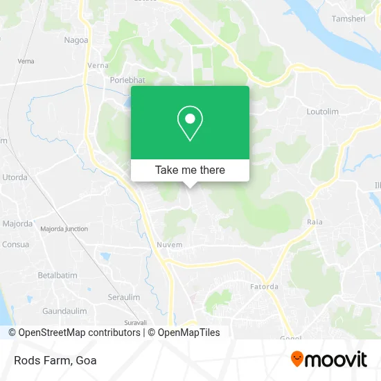 Rods Farm map