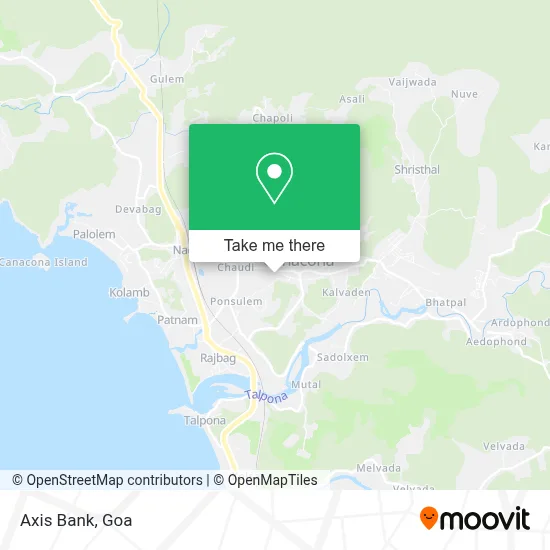 Axis Bank map
